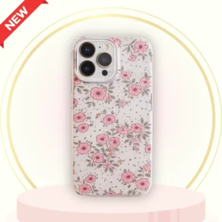 Pink Floral iPhone Case | Matte Printed PC Hard Back Cover